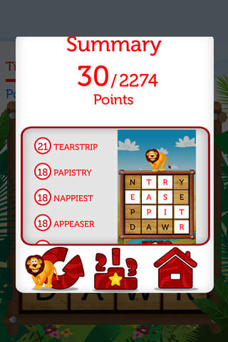 Words Zoo: find words learning puzzle game screenshot 3