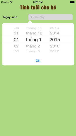 【免費工具App】Tính tuổi bé-APP點子