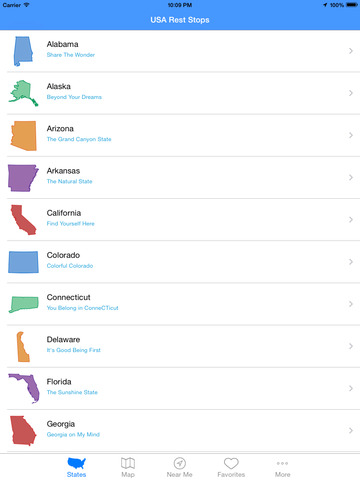 【免費旅遊App】USA Rest Stops-APP點子