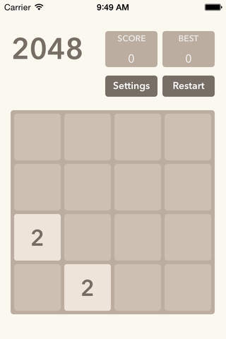 2048 Puzzle Edition screenshot 2