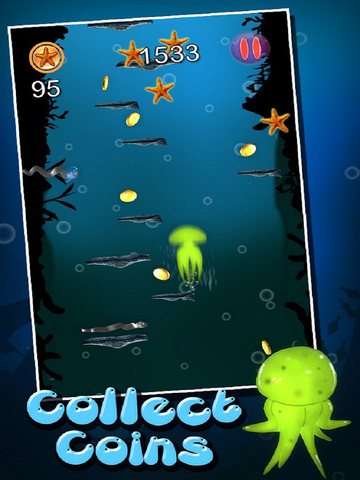 【免費遊戲App】Jellyfish Go Jump! PRO - Underwater Deep Sea Scary Ocean Fantasy-APP點子