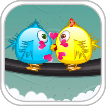 Flying Birds Kissing LOGO-APP點子