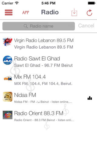 Lebanese Radio LIve - Internet Stream Player screenshot 4