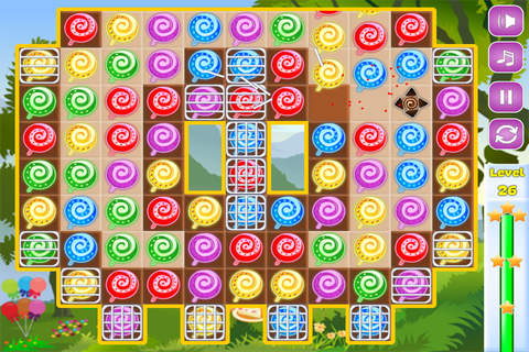 Sweet Candies - Lollipop Candy Match-3 Puzzle Game screenshot 3