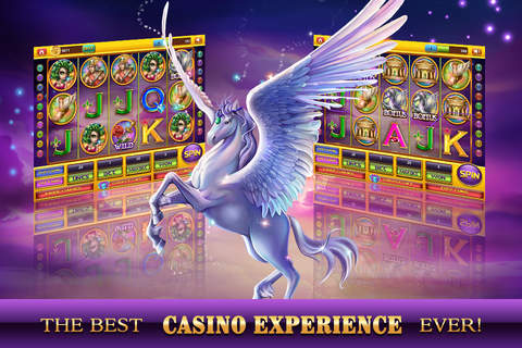 Silver Pegasus Slots: 777 Jackpot Heaven - Crown of Zeus Vegas Slot-Machines screenshot 3