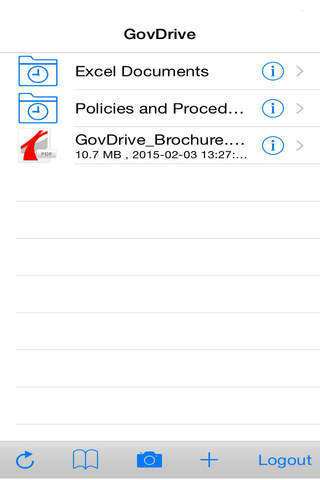 GovDrive screenshot 2