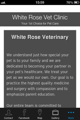 White Rose Vet Clinic screenshot 3