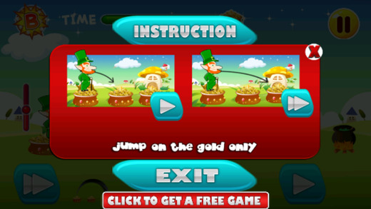 【免費遊戲App】St. Patrick's Day Leprechaun Leaping Over Prize Gold Game PRO-APP點子