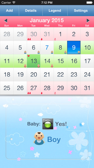 Ovulation Calendar for Women - Conception Pregnancy Calculator