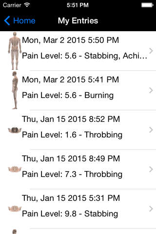 Pain Tracker Plus screenshot 3