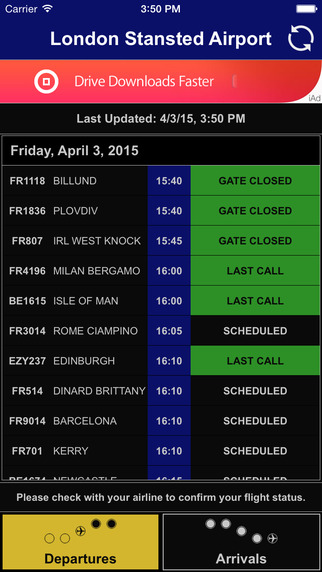 【免費旅遊App】Flight Board - London Stansted Airport (STN)-APP點子