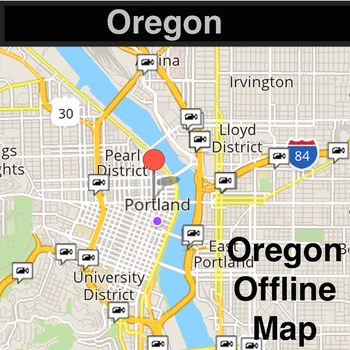 Oregon/Portland Offline Map & Navigation & POI & Travel Guide & Wikipedia with Traffic Cameras Pro 交通運輸 App LOGO-APP開箱王