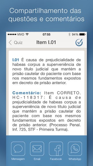 【免費書籍App】Quiz STF - Informativos em questões comentadas-APP點子