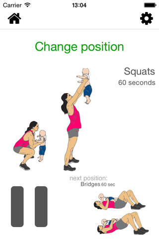 9 Minute Mommy and Baby Workout routines - Your Personal Fitness Trainer for Calisthenics exercises - Work from home, Lose weight, Stay fit! screenshot 2