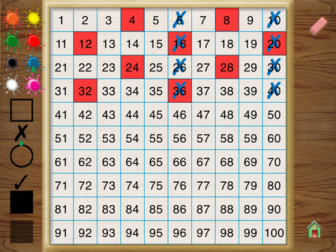 【免費教育App】Hands-On Math Hundreds Chart-APP點子