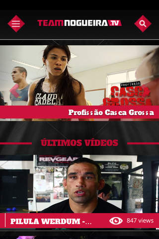 Team Nogueira TV screenshot 2