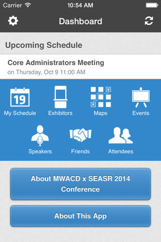 MWACD x SEASR 2014 Conference screenshot 2