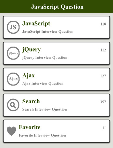 【免費商業App】JavaScript Interview Question-APP點子