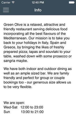Green Olive Restaurant screenshot 2