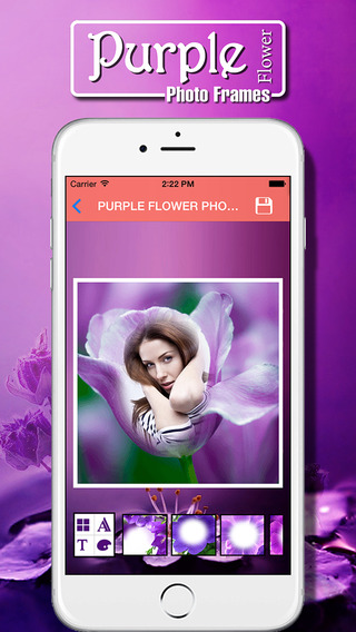 免費下載攝影APP|Purple Flower Photo Frames app開箱文|APP開箱王