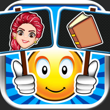 Emoji Guess & Letter Up Icon Pic - find what's the word in this guessing trivia crack pop quiz LOGO-APP點子