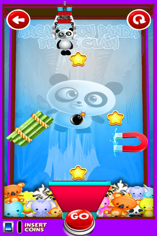 A Arcade Toy Plush Panda Stuffed Teddy Bear Prize Claw Machine screenshot 3