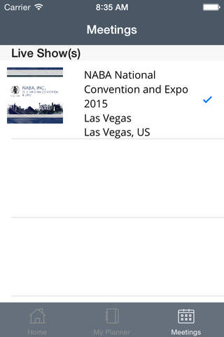 NABA Convention screenshot 2