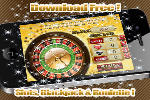 AAA Aawesome Diamond Casino Roulette, Blackjack and Slots - 3 games in 1 screenshot 3