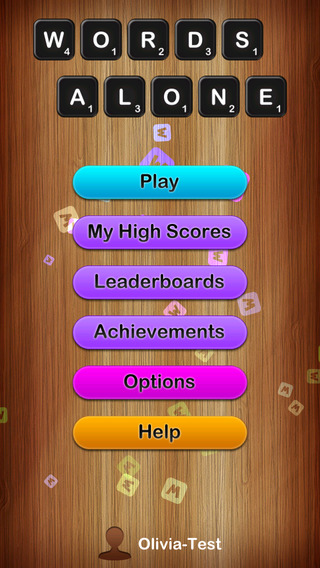 【免費遊戲App】Words Alone - a Solitaire Word Game-APP點子