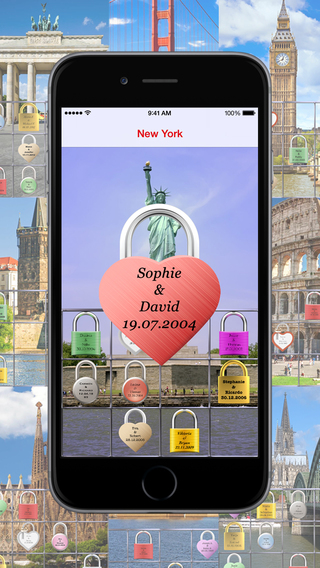 LoveBridge App - Love lock virtual