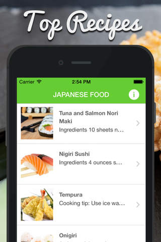 Japanese Food. Quick and Easy Cooking. Best cuisine traditional recipes & classic dishes. Cookbook screenshot 2