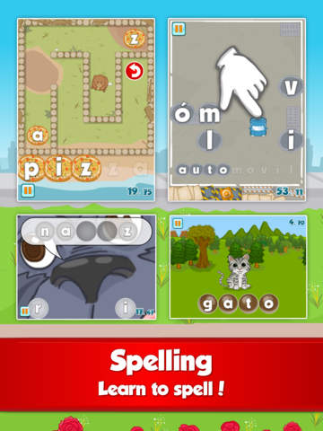 【免費教育App】Fun Spanish: Language learning games for kids ages 3-10 to learn to read, speak & spell-APP點子