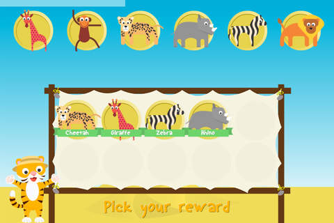 Toddler Tiger Adventures Kids Educational Game screenshot 4