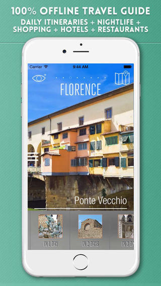 Florence Travel Guide with Offline City Street Maps