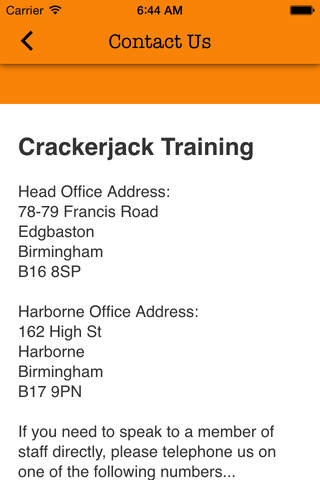 Crackerjack Training screenshot 2