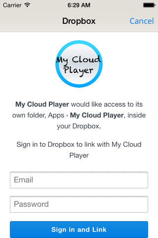 My Cloud Player screenshot 2