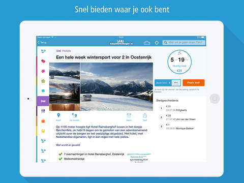【免費旅遊App】VakantieVeilingen - Dagje uit-APP點子