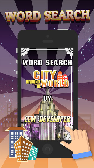 Word Search City Around The World - “ Super Classic Wordsearch Puzzle Games ”