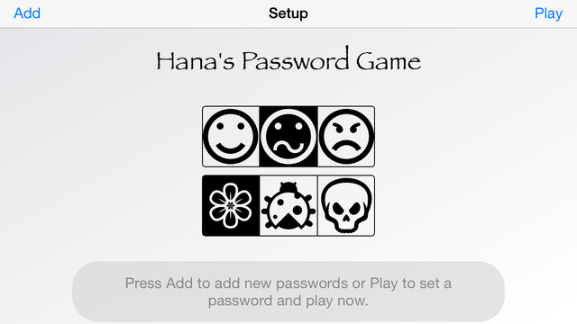 Hana's Password Game