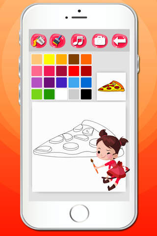 Pizza Coloring screenshot 4