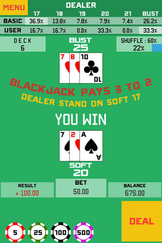 BOP : Blackjack Of Probability screenshot 2