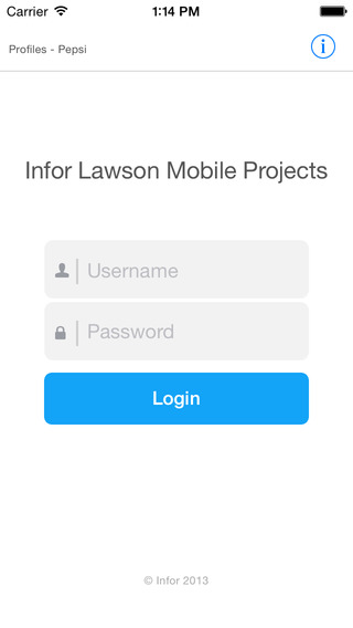 Infor Lawson Mobile Projects
