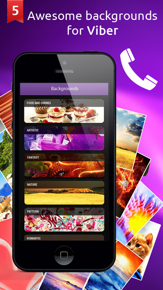 Wallpapers and Backgrounds for Viber Whatsapp - iOS 7 edition