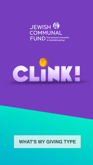 Clink : Making Change by Giving a Tzedakah Charitable Giving App for Teens created by the Jewish Com