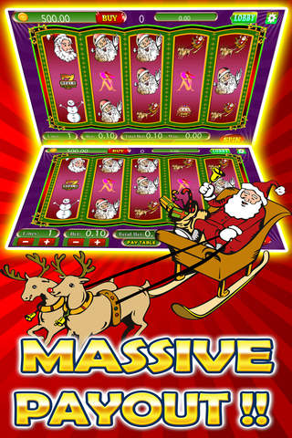 Christmas Slots Make it Santa Casino With Big Win Jackpot and Progressive Chips screenshot 2