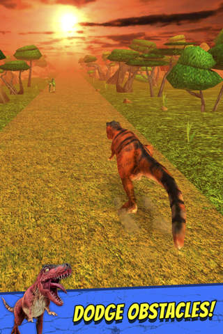 Jurassic Run - The Dinosaur Games Animal Racing Simulator 4 Kids screenshot 2