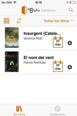 eBiblio Catalunya screenshot 2