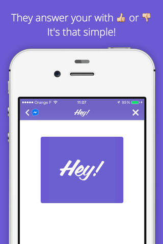Hey! for Messenger screenshot 3
