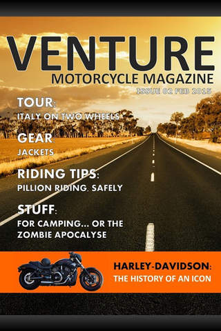 Venture Motorcycle Magazine screenshot 3