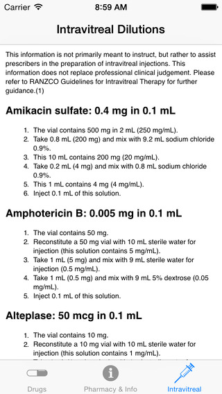 【免費醫療App】Sydney Eye Hospital Pharmacopoeia-APP點子